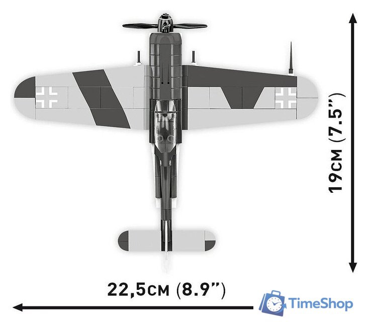 Конструктор Cobi Historical Collection WWII Focke-Wulf Fw 190 F-8 - Изображение №7 — Интернет-магазин Time-Shop