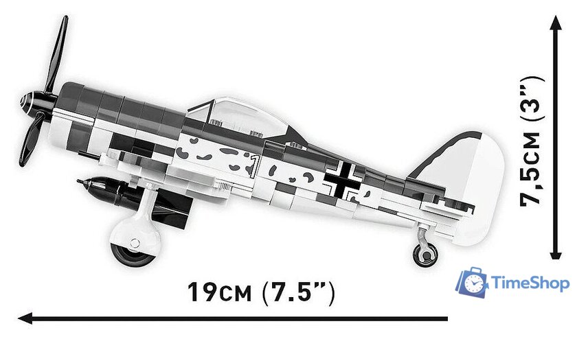 Конструктор Cobi Historical Collection WWII Focke-Wulf Fw 190 F-8 - Изображение №6 — Интернет-магазин Time-Shop