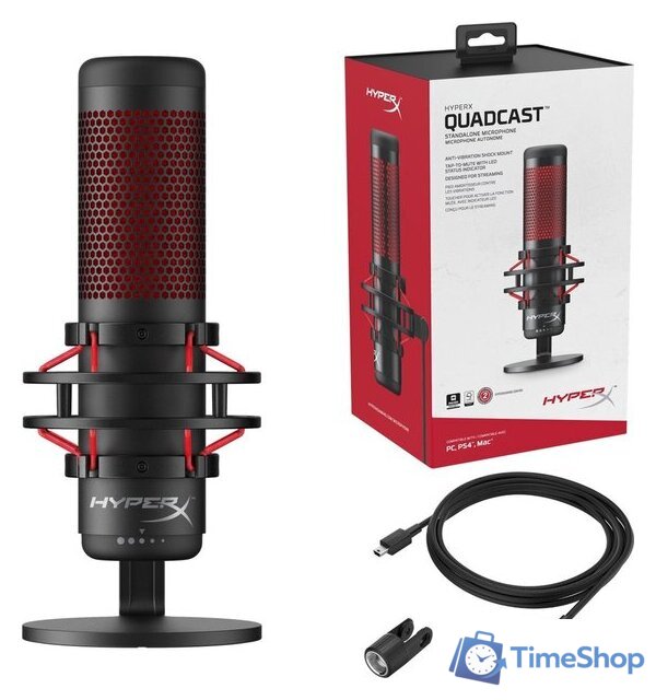 Проводной микрофон HyperX QuadCast - Изображение №6 — Интернет-магазин Time-Shop