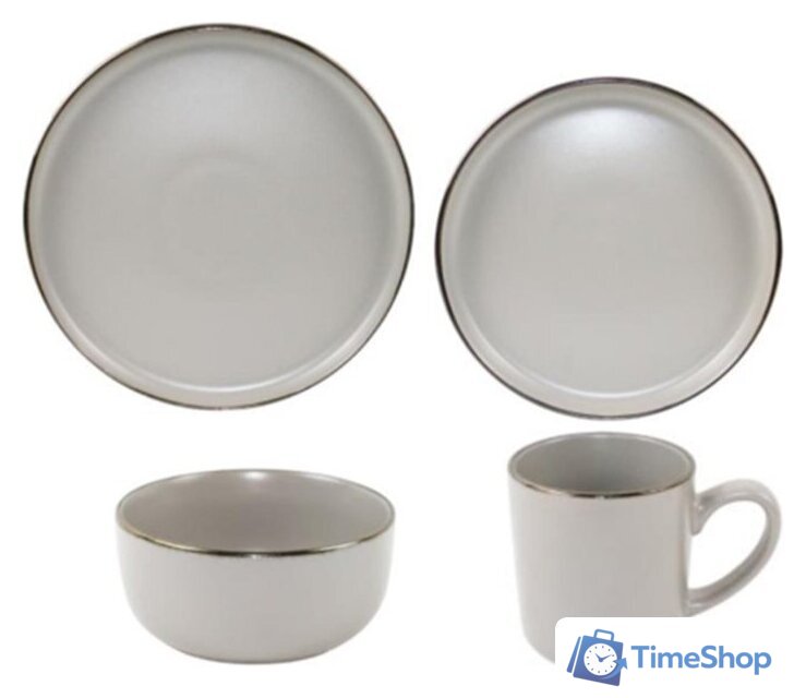 Столовый сервиз Jewel Монро ПС0003-53 (24пр) - Изображение №3 — Интернет-магазин Time-Shop