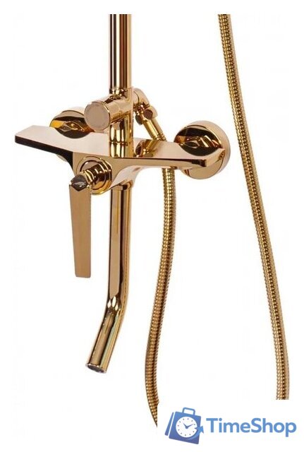 Душевая система  Hansberge H5068 (золото глянец) - Изображение №4 — Интернет-магазин Time-Shop