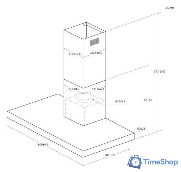 Кухонная вытяжка Haier HATS9CBS4BWIFI - Изображение №4 — Интернет-магазин Time-Shop