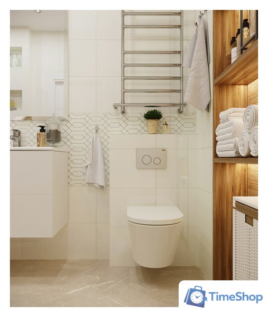 Инсталляция для унитаза Lavinia Boho Relfix 5 в 1 77010035 (хром пластик) - Изображение №3 — Интернет-магазин Time-Shop