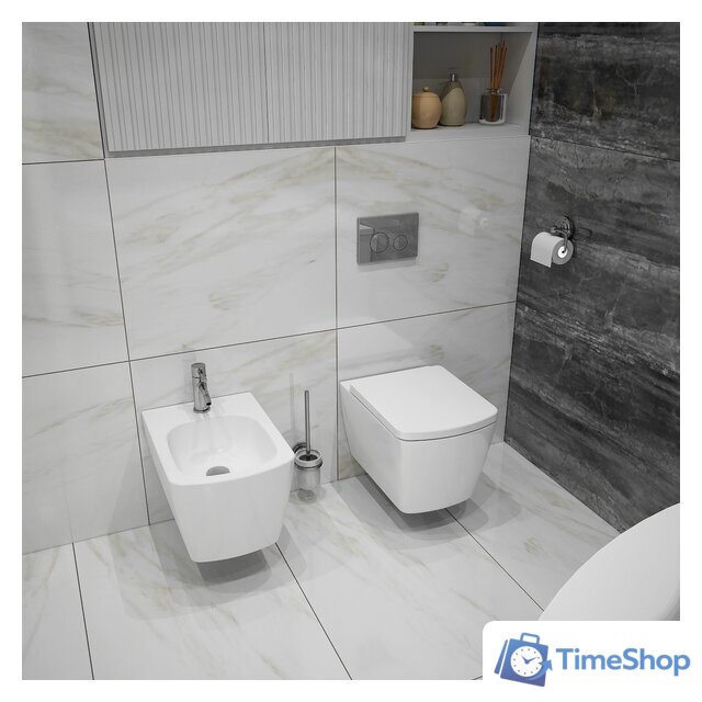 Инсталляция для унитаза Lavinia Boho Relfix 5 в 1 77010035 (хром пластик) - Изображение №5 — Интернет-магазин Time-Shop