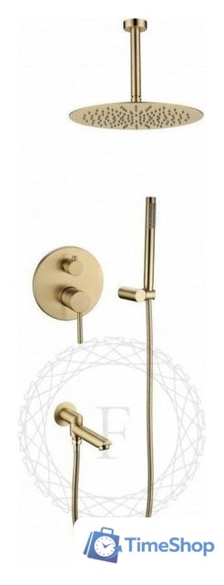 Душевая система  Filarete Roun FL1022 (матовое золото) - Изображение №17 — Интернет-магазин Time-Shop