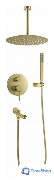 Душевая система  Filarete Roun FL1022 (матовое золото) - Изображение №1 — Интернет-магазин Time-Shop
