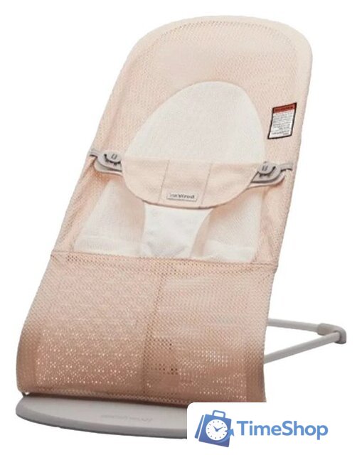 Шезлонг BabyBjorn Balance Mesh 0051.42 (pearly pink) - Изображение №1 — Интернет-магазин Time-Shop