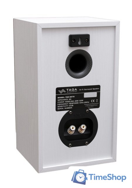 Полочная акустика Taga Harmony TAV-807S (белый) - Изображение №3 — Интернет-магазин Time-Shop