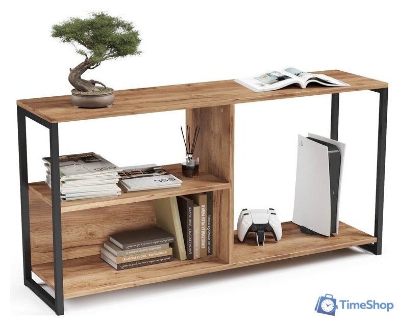 Тумба Mio Tesoro Codi Loft (дуб золотой крафт/черный) - Изображение №1 — Интернет-магазин Time-Shop