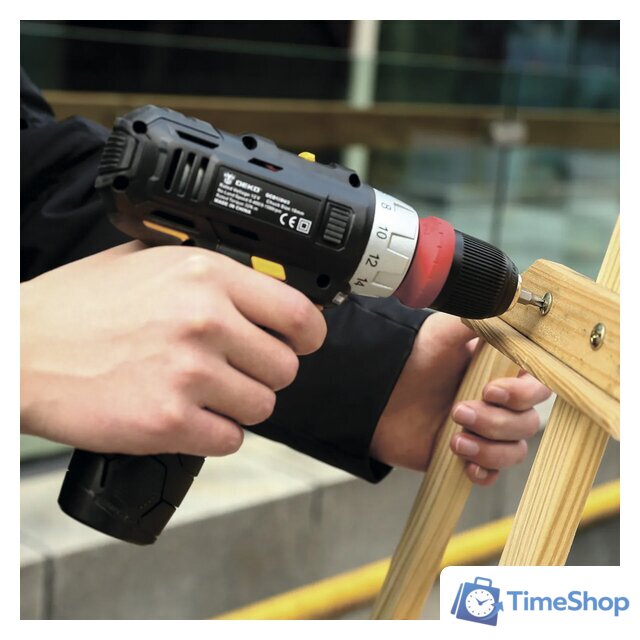 Ударная дрель-шуруповерт Deko GCD12DU3 SET4 063-4038 (с 2-мя АКБ, кейс, набор оснастки) - Изображение №7 — Интернет-магазин Time-Shop