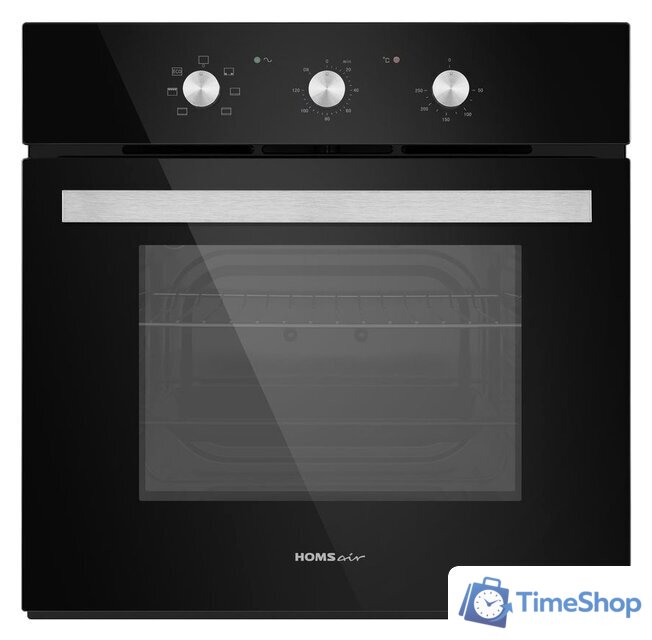 Электрический духовой шкаф HOMSair OES657BK - Изображение №1 — Интернет-магазин Time-Shop