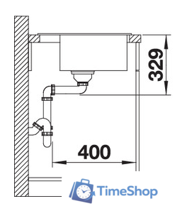 Кухонная мойка Blanco Legra 6 (кофе) - Изображение №3 — Интернет-магазин Time-Shop