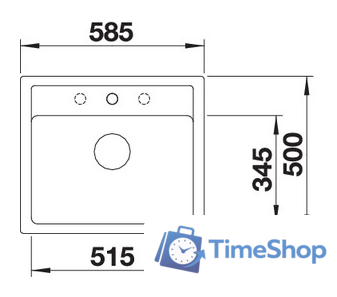 Кухонная мойка Blanco Legra 6 (кофе) - Изображение №2 — Интернет-магазин Time-Shop