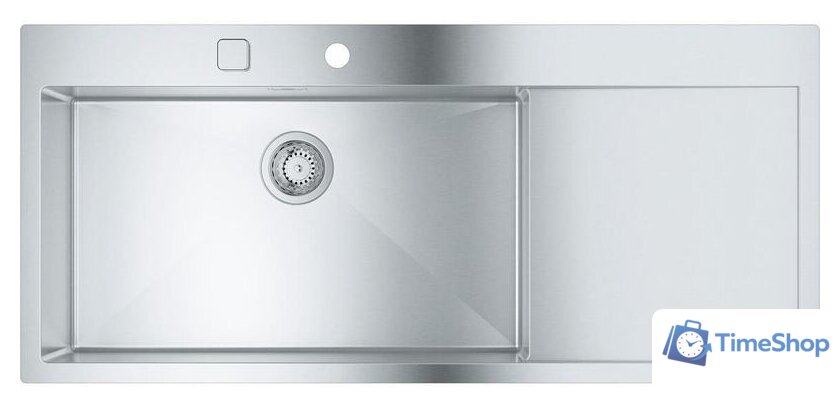 Кухонная мойка Grohe K1000 80-S 116/52 1.0 lh 31581SD1 (левая) - Изображение №2 — Интернет-магазин Time-Shop