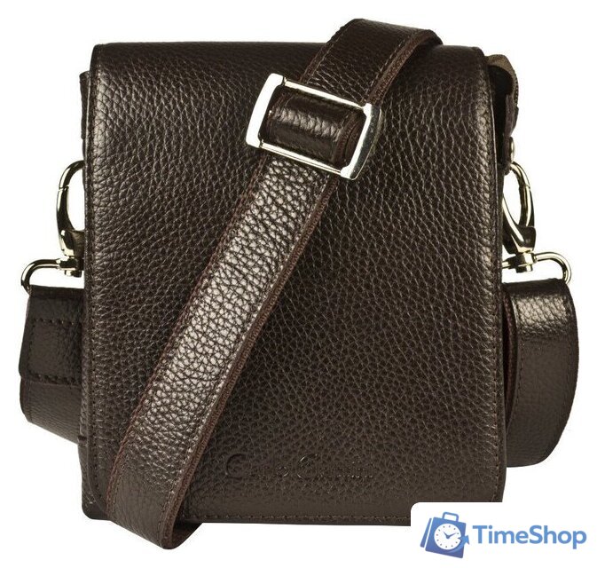 Мужская сумка Carlo Gattini Sinfonica Damboli 5046-04 (темно-коричневый) - Изображение №5 — Интернет-магазин Time-Shop