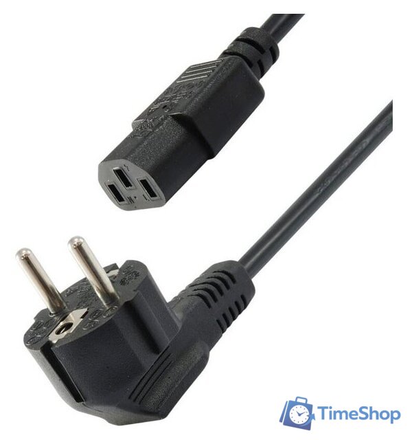 Кабель 5bites PC210-18A IEC320-C13 - Schuko CEE 7/7 (1.8 м, черный) - Изображение №1 — Интернет-магазин Time-Shop