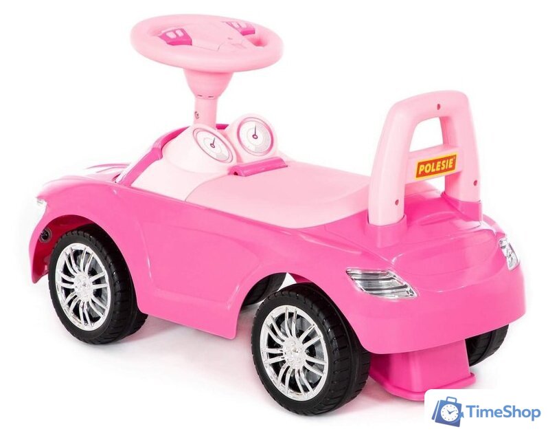 Каталка Полесье SuperCar №1 84477 (розовый) - Изображение №5 — Интернет-магазин Time-Shop