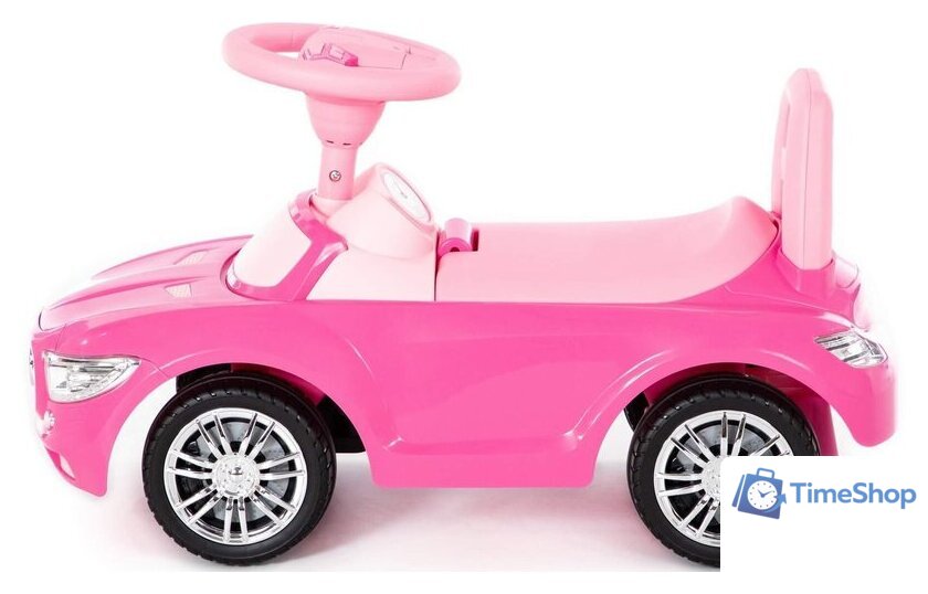 Каталка Полесье SuperCar №1 84477 (розовый) - Изображение №6 — Интернет-магазин Time-Shop