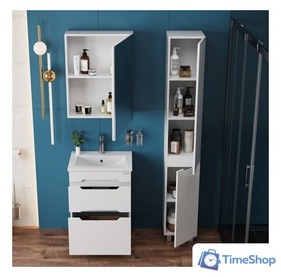  Onika Шкаф-пенал Айленд 30 403081 (белый) - Изображение №3 — Интернет-магазин Time-Shop