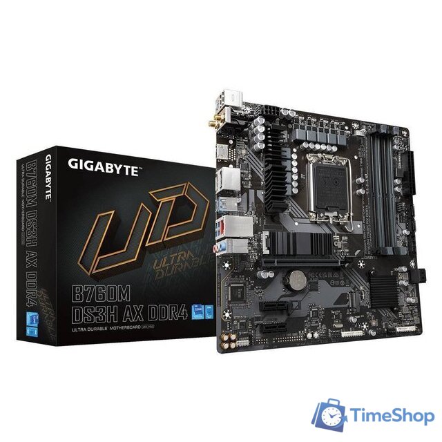 Материнская плата Gigabyte B760M DS3H AX DDR4 (rev. 1.0) - Изображение №6 — Интернет-магазин Time-Shop