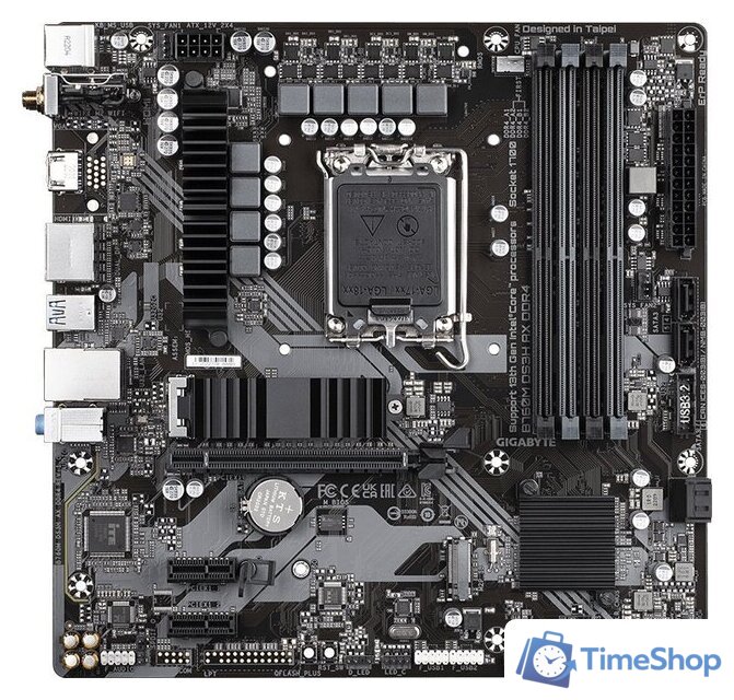 Материнская плата Gigabyte B760M DS3H AX DDR4 (rev. 1.0) - Изображение №1 — Интернет-магазин Time-Shop