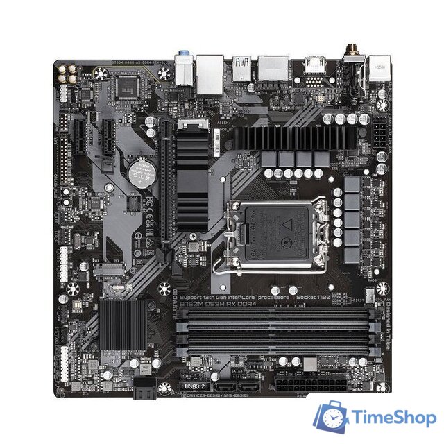 Материнская плата Gigabyte B760M DS3H AX DDR4 (rev. 1.0) - Изображение №4 — Интернет-магазин Time-Shop