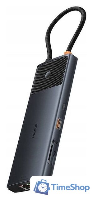 Док-станция Baseus Metal Gleam Series II 10-in1 USB Hub B00061800123-00 - Изображение №5 — Интернет-магазин Time-Shop
