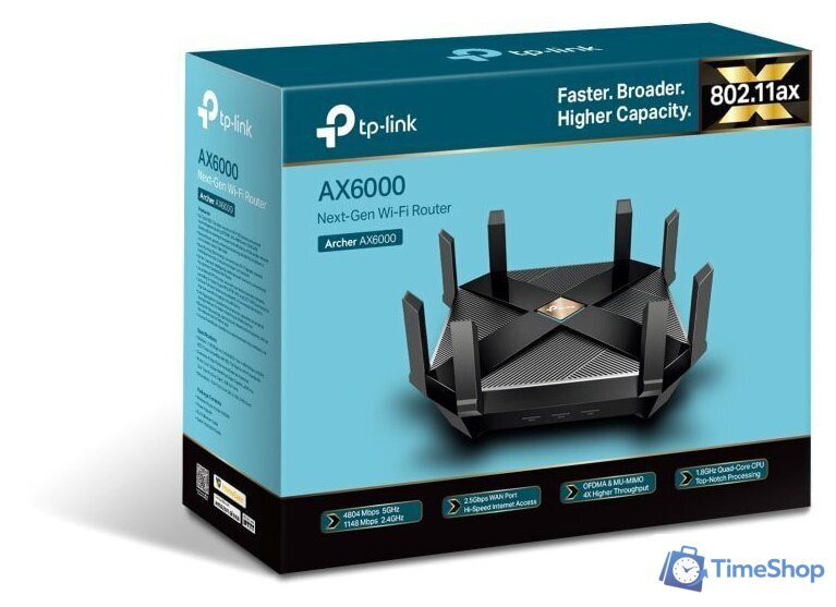 Wi-Fi роутер TP-Link Archer AX6000 - Изображение №5 — Интернет-магазин Time-Shop