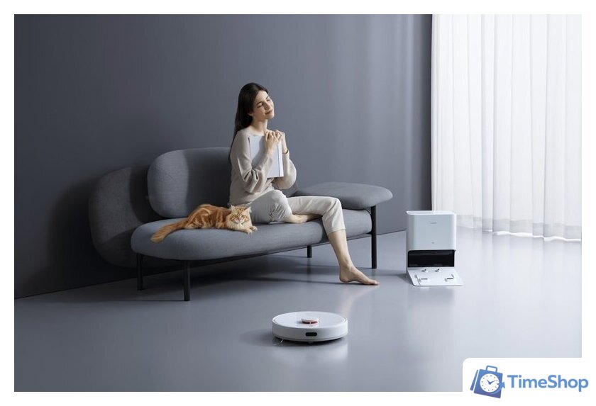 Робот-пылесос Xiaomi Robot Vacuum X10 B102GL (европейская версия, белый) - Изображение №10 — Интернет-магазин Time-Shop