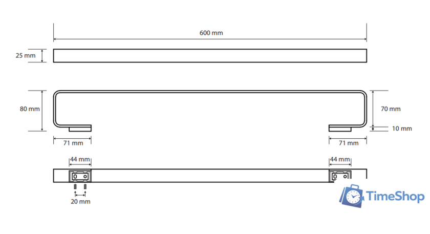 Держатель для полотенца Bemeta Solo 139104282 - Изображение №2 — Интернет-магазин Time-Shop
