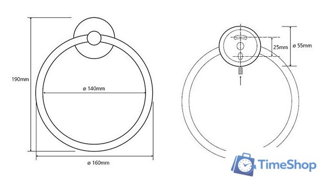 Набор для туалета Bemeta Omega 204601 - Изображение №5 — Интернет-магазин Time-Shop
