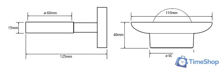 Набор для туалета Bemeta Omega 204601 - Изображение №2 — Интернет-магазин Time-Shop