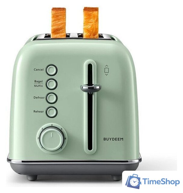 Тостер Buydeem DT620 Cozy Greenish - Изображение №2 — Интернет-магазин Time-Shop