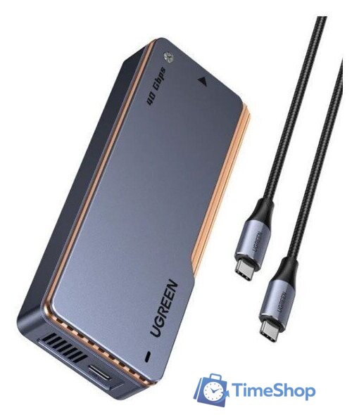 Бокс для накопителей M.2 Ugreen D703 65727 - Изображение №1 — Интернет-магазин Time-Shop