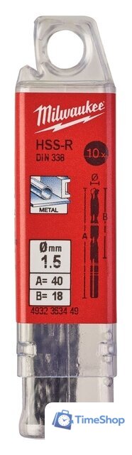 Набор сверл Milwaukee 4932363449 (10 предметов) - Изображение №1 — Интернет-магазин Time-Shop