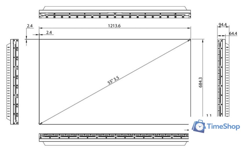 Дисплей для видеостен Hisense 55L35B5U - Изображение №3 — Интернет-магазин Time-Shop
