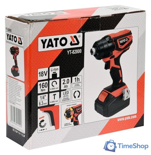 Винтоверт Yato YT-82800 (с 1-им АКБ) - Изображение №3 — Интернет-магазин Time-Shop
