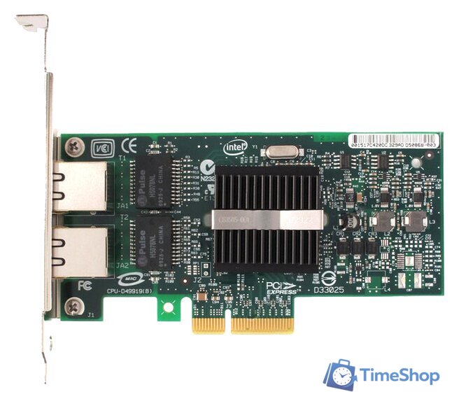 Сетевая карта Intel PRO/1000 PT Dual Port Server Adapter OEM [EXPI9402PTBLK] - Изображение №1 — Интернет-магазин Time-Shop