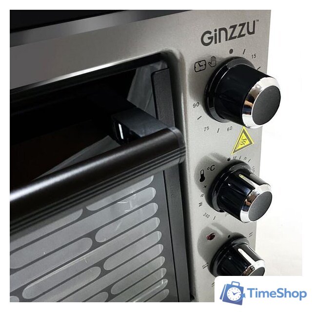 Мини-печь Ginzzu HOT-132 gray - Изображение №6 — Интернет-магазин Time-Shop