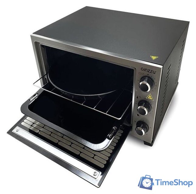 Мини-печь Ginzzu HOT-132 gray - Изображение №5 — Интернет-магазин Time-Shop
