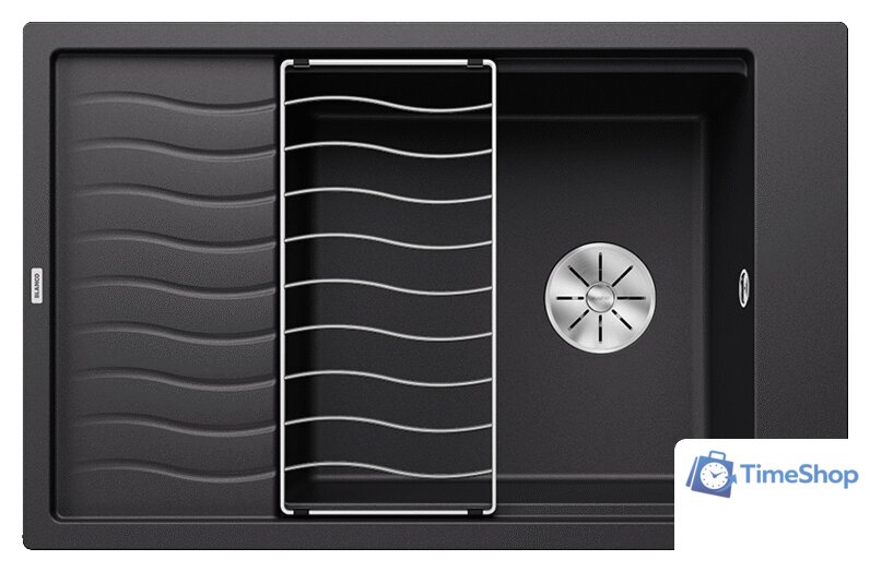 Кухонная мойка Blanco Elon XL 6 S 525883 (черный) - Изображение №1 — Интернет-магазин Time-Shop
