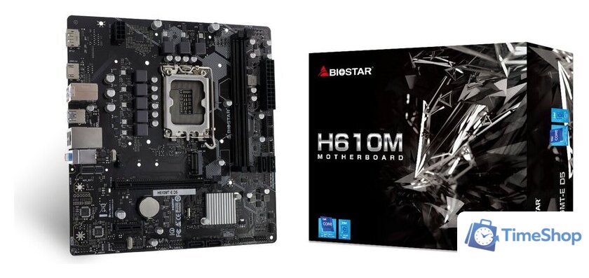 Материнская плата BIOSTAR H610MT-E D5 - Изображение №4 — Интернет-магазин Time-Shop