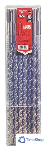 Набор буров Milwaukee 4932399185 (50 шт) - Изображение №2 — Интернет-магазин Time-Shop