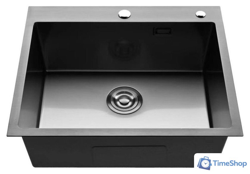 Кухонная мойка Roxen Simple 560220-55B PVD графит (с коландером и дозатором) - Изображение №4 — Интернет-магазин Time-Shop