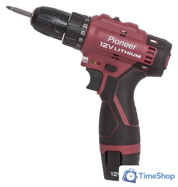 Дрель-шуруповерт Pioneer Tools CD-M1215-02C (с 2-мя АКБ, кейс) - Изображение №1 — Интернет-магазин Time-Shop