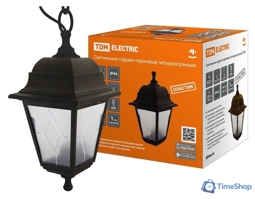 Уличный подвесной светильник TDM Electric НСУ 04-60-001 SQ0330-0766 - Изображение №1 — Интернет-магазин Time-Shop