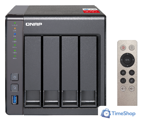 Сетевой накопитель QNAP TS-451+-8G - Изображение №1 — Интернет-магазин Time-Shop