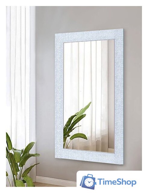 Зеркало Декарт Настенное в раме 8Л1666 (белый перламутр) - Изображение №3 — Интернет-магазин Time-Shop