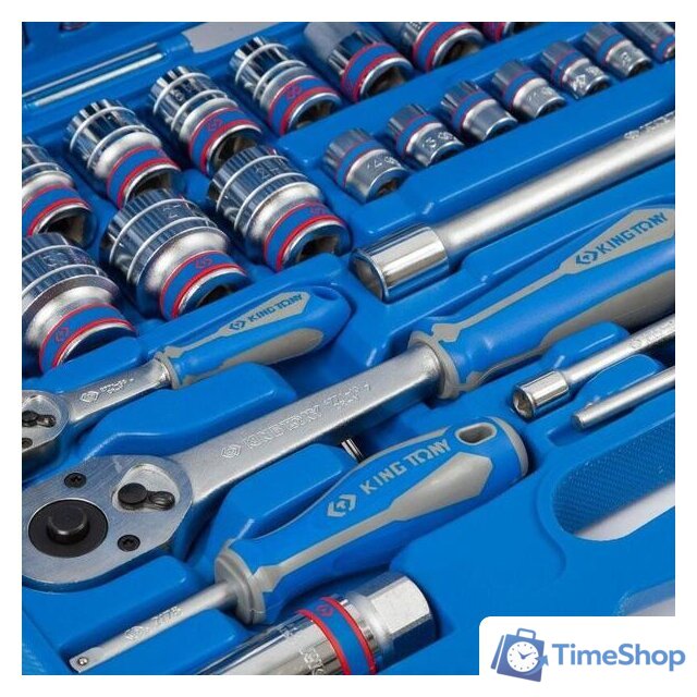 Универсальный набор инструментов King Tony 7596MR (96 предметов) - Изображение №5 — Интернет-магазин Time-Shop