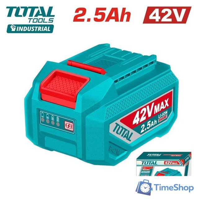Аккумулятор Total TFBLI42251 (42В/2.5 Ah) - Изображение №1 — Интернет-магазин Time-Shop